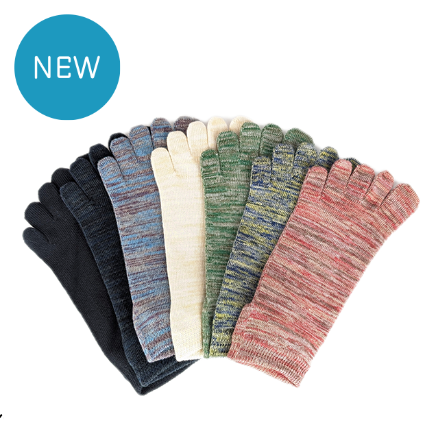 5本指 スニーカーソックス 雅(MIYABI) 25~27㎝