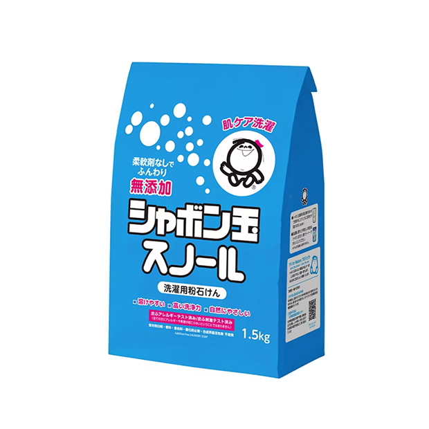 シャボン玉粉石けんスノール紙袋 1.5kg